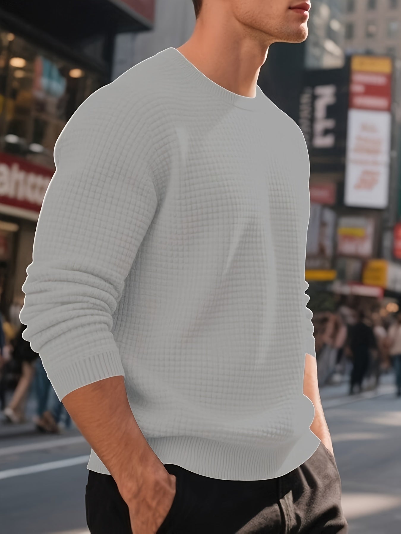 Export Quality English European And American Sizes Jacquard Round Neck Hoodie For Men And Women